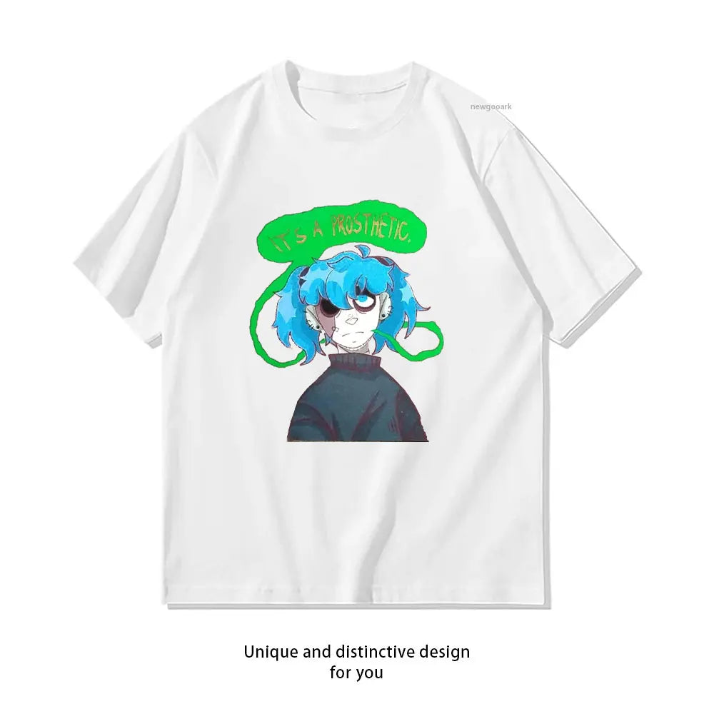 Sally Face It’s a Prosthetic White T-shirt